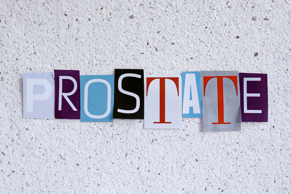 prostate spelled out.