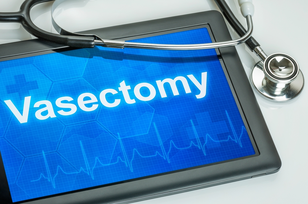 vasectomy written on tablet.